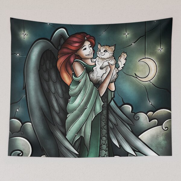 Item preview, All Cats Do Go To Heaven designed and sold by Mandie Manzano.
