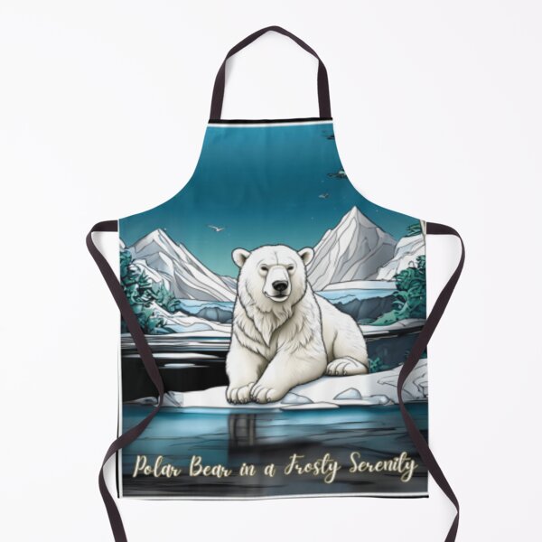 Item preview, Polar Bear in a frosty serenity designed and sold by PixelPopsShop.