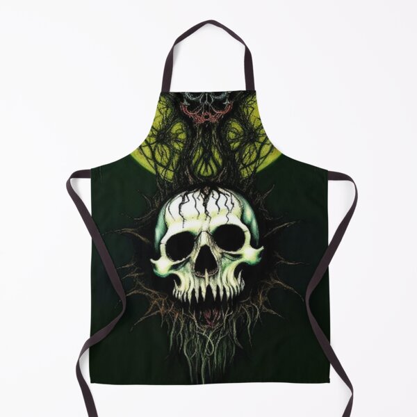 Item preview, Abstract Vintage Eerie Skull Art designed and sold by TheDarkWardrobe.