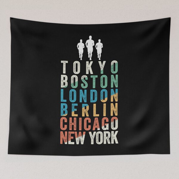 Item preview, World Major Marathon Cities designed and sold by Blok45.