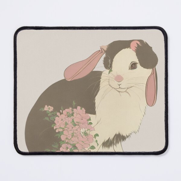 Item preview, Spring Cute Holland Lop Rabbit Mom Lop Flowery Lop Eared Bunny designed and sold by wigobun.