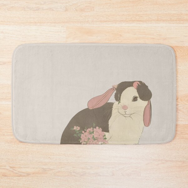 Item preview, Spring Cute Holland Lop Rabbit Mom Lop Flowery Lop Eared Bunny designed and sold by wigobun.