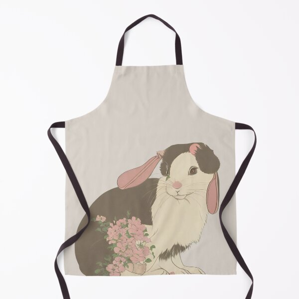 Item preview, Spring Cute Holland Lop Rabbit Mom Lop Flowery Lop Eared Bunny designed and sold by wigobun.