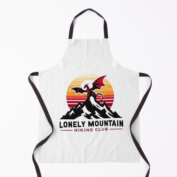 Item preview, Lonely Mountain Hiking Club - Dragon by Sunset - Fantasy designed and sold by Fenay Designs.