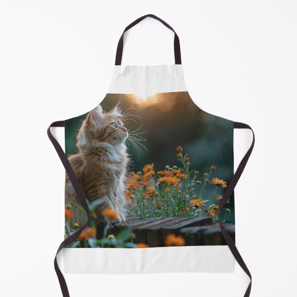 Item preview, A Captivating Emerald Cat Amongst Blossoms: A Moment of Radiant Tranquility designed and sold by Shirtastically.