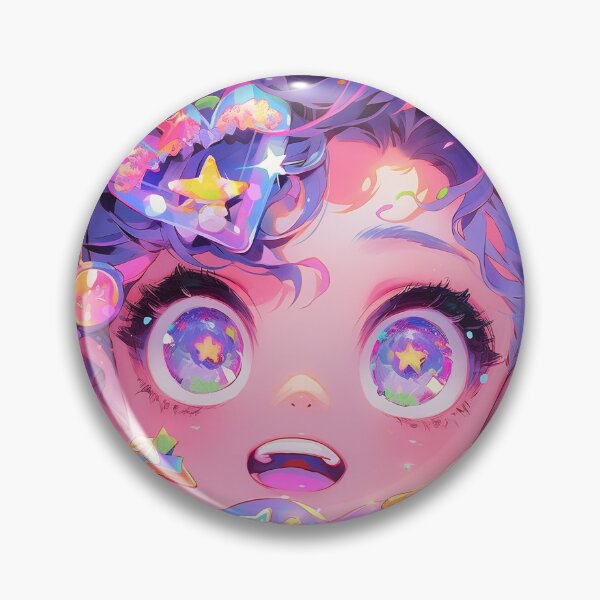 Item preview, Galactic Eclectic Twinkle Anime Girl designed and sold by bubblegoth.