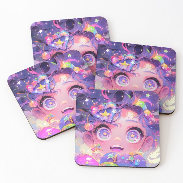 Item preview, Galactic Eclectic Twinkle Anime Girl designed and sold by bubblegoth.