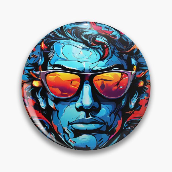 Item preview, art, abstract face designed and sold by PICT  T MOSB.