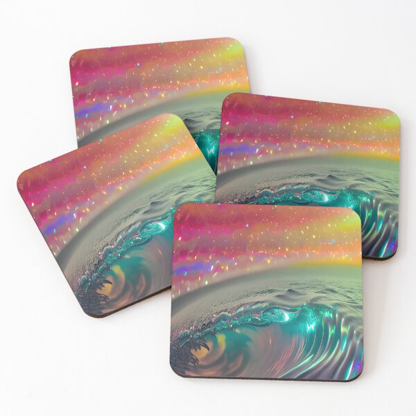 Item preview, Printed image of holographic ocean v8 designed and sold by JaReVa.