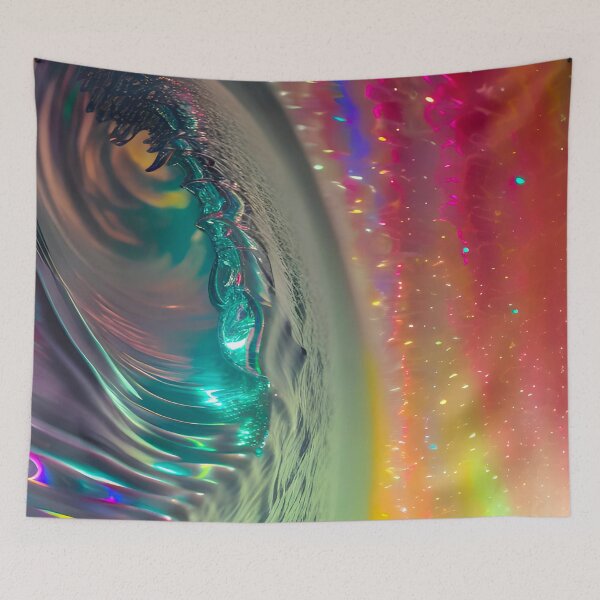 Item preview, Printed image of holographic ocean v8 designed and sold by JaReVa.