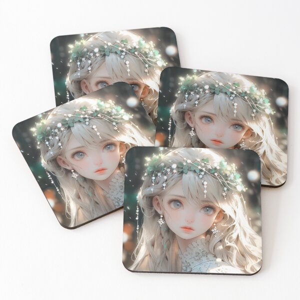 Item preview, Ethereal Wistful Elf Anime Girl designed and sold by bubblegoth.