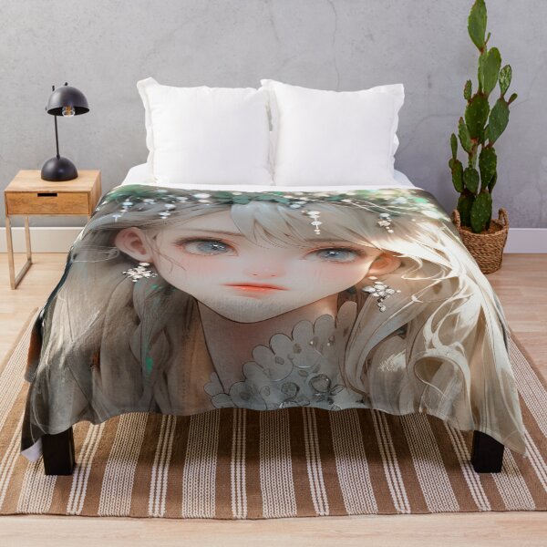 Item preview, Ethereal Wistful Elf Anime Girl designed and sold by bubblegoth.