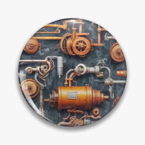 Item preview, Machinery simulation genetic engineering design print designed and sold by Anshu3813.