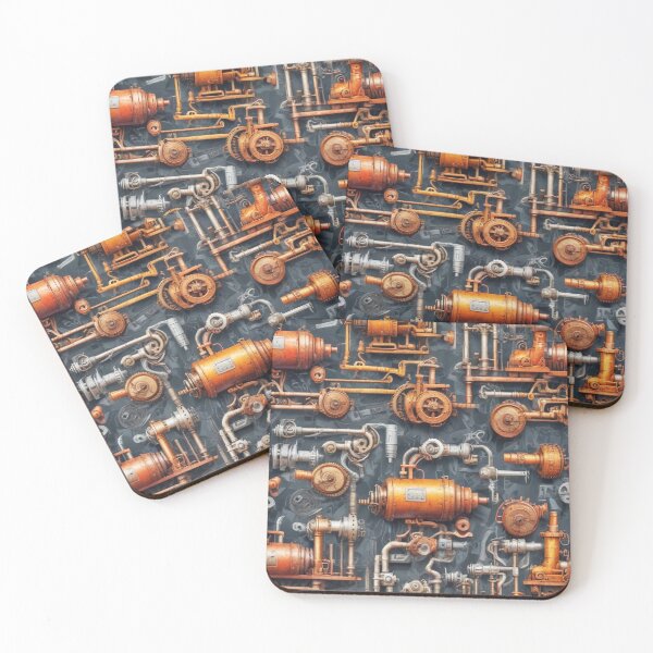 Item preview, Machinery simulation genetic engineering design print designed and sold by Anshu3813.