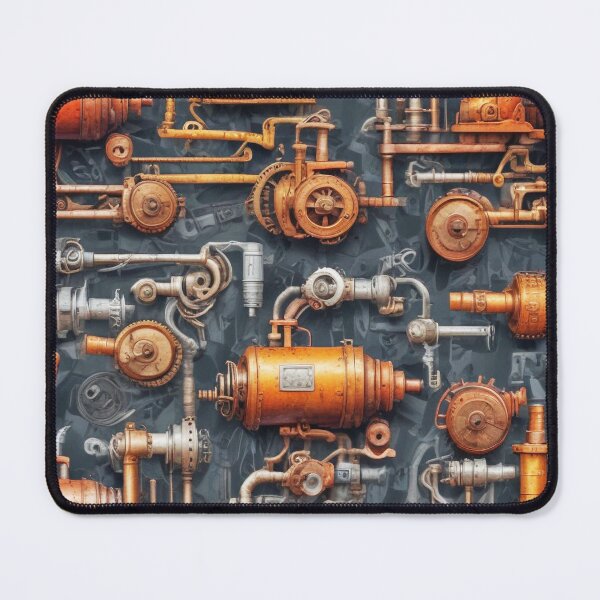 Item preview, Machinery simulation genetic engineering design print designed and sold by Anshu3813.