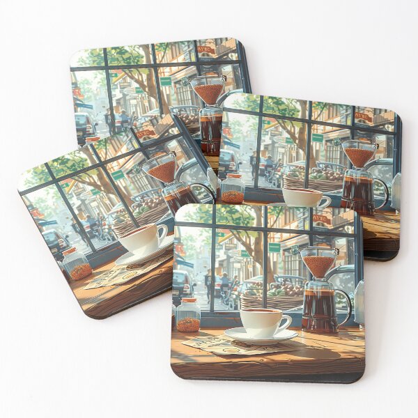 Item preview, A Barista's Artistic Journey at the Trendy Coffee Shop designed and sold by Shirtastically.