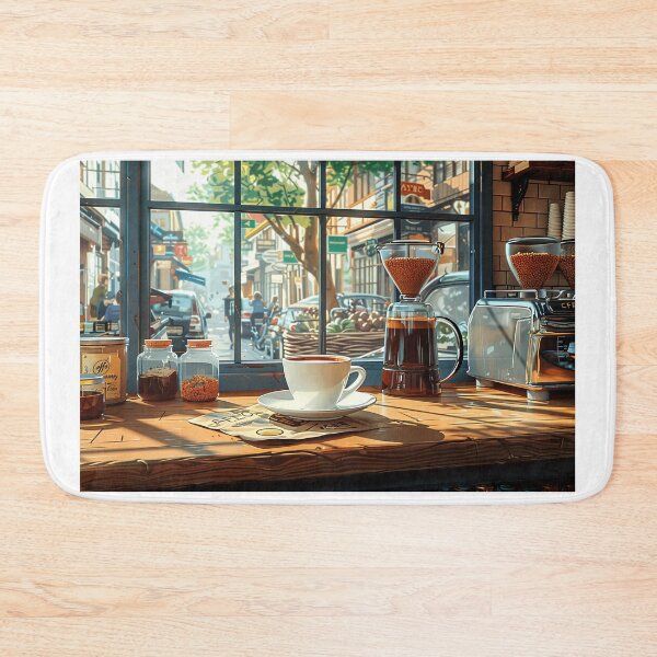 Item preview, A Barista's Artistic Journey at the Trendy Coffee Shop designed and sold by Shirtastically.