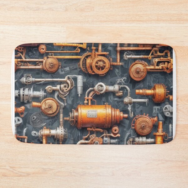 Item preview, Machinery simulation genetic engineering design print designed and sold by Anshu3813.