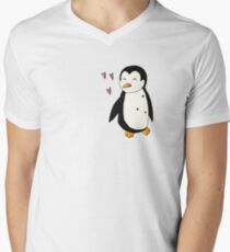 Loving Penguin Men's V-Neck T-Shirt