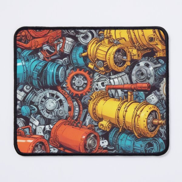 Item preview, Machinery simulation genetic engineering design print designed and sold by Anshu3813.