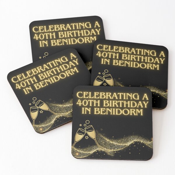 Item preview, Celebrating A 40th Birthday In Benidorm designed and sold by MarieSusan.