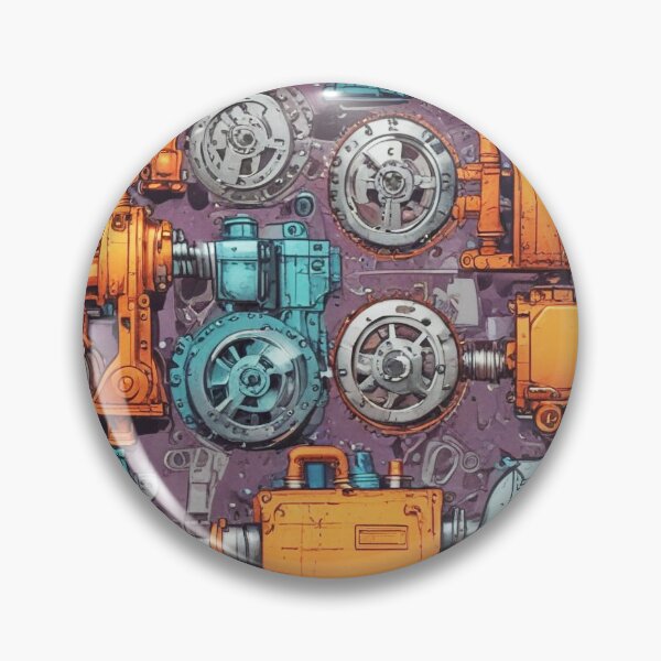 Item preview, Machinery simulation genetic engineering design print designed and sold by Anshu3813.