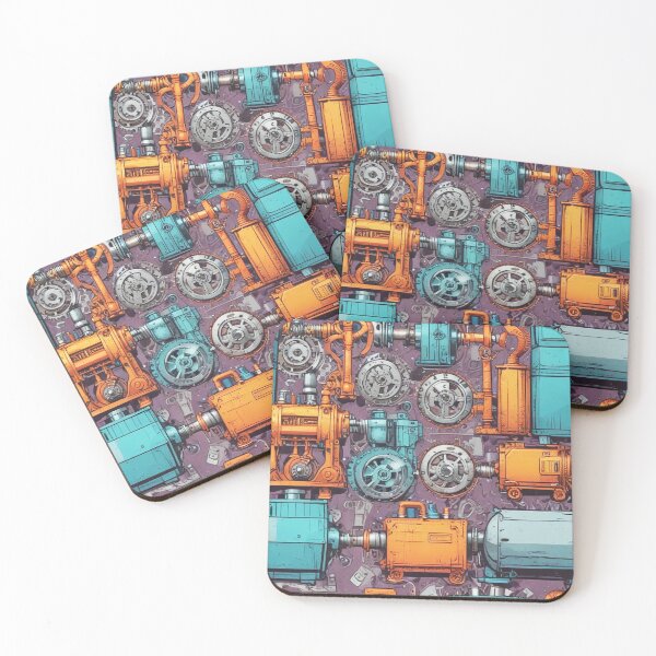 Item preview, Machinery simulation genetic engineering design print designed and sold by Anshu3813.