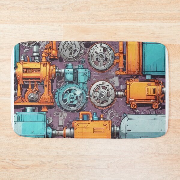 Item preview, Machinery simulation genetic engineering design print designed and sold by Anshu3813.