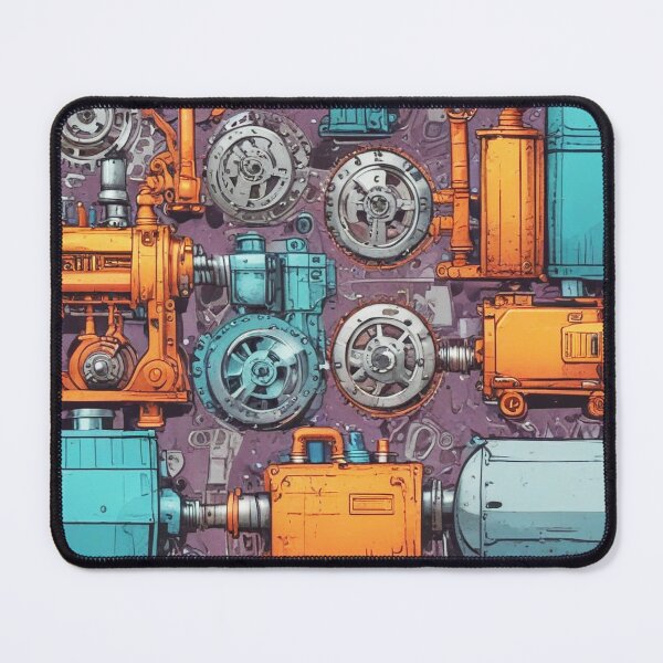 Item preview, Machinery simulation genetic engineering design print designed and sold by Anshu3813.