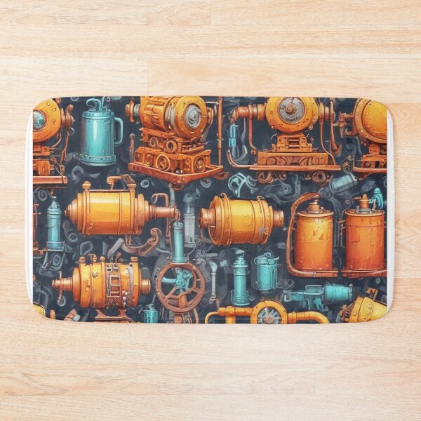 Item preview, Machinery simulation genetic engineering design print designed and sold by Anshu3813.