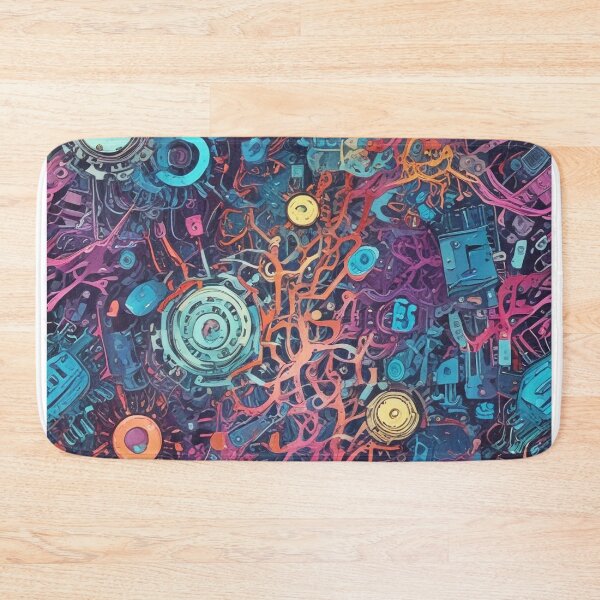 Item preview, Machinery simulation genetic engineering design print designed and sold by Anshu3813.