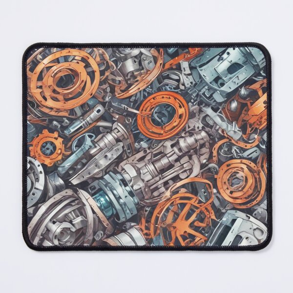 Item preview, Machinery simulation genetic engineering design print designed and sold by Anshu3813.