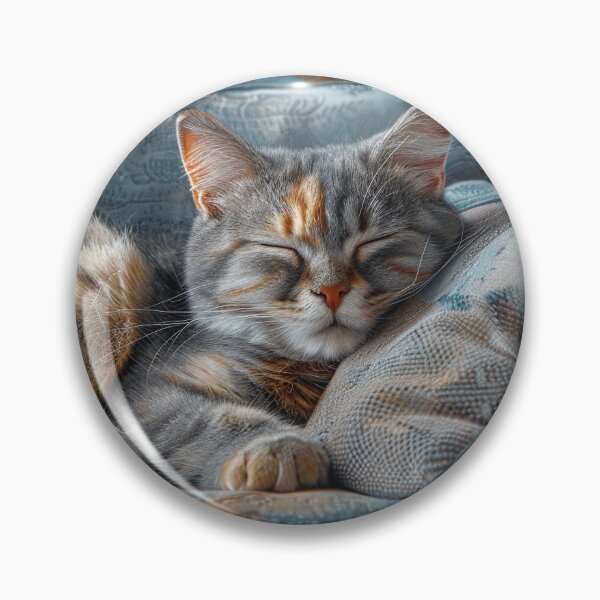 Item preview, Grey Contemporary Parlor Cat: Cyan Accented Watercolor Portrait designed and sold by Shirtastically.