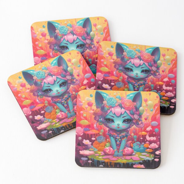 Item preview, Flower power cat 2 designed and sold by KreaKat.