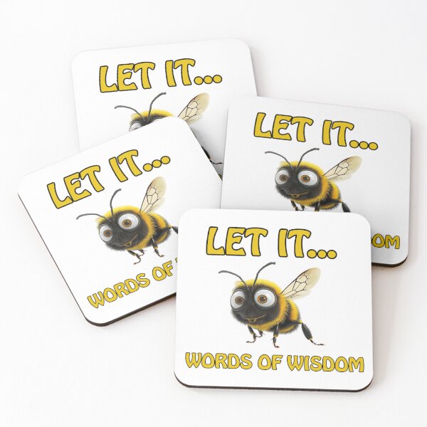 Item preview, Let it bee words of wisdom graphic art designed and sold by FaganStudio6696.