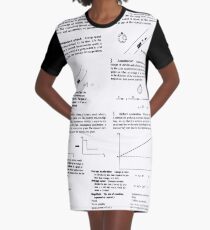 Concepts, speed, change, slope, velocity,  Acceleration, instantaneous, motion Graphic T-Shirt Dress