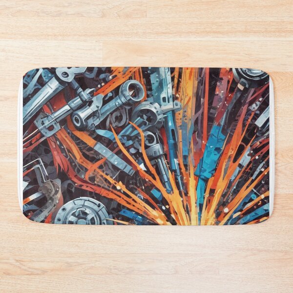 Item preview, Machinery simulation genetic engineering design print designed and sold by Anshu3813.