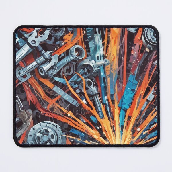 Item preview, Machinery simulation genetic engineering design print designed and sold by Anshu3813.
