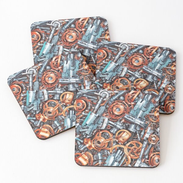 Item preview, Machinery simulation genetic engineering design print designed and sold by Anshu3813.