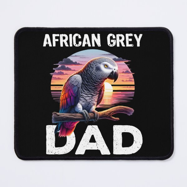 Item preview, African Grey Parrot Dad Funny Vintage Timneh Grey Men designed and sold by NUMAcreations.