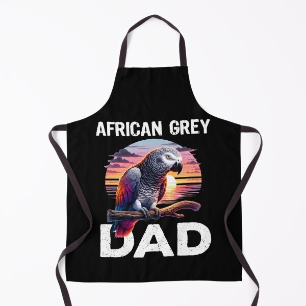 Item preview, African Grey Parrot Dad Funny Vintage Timneh Grey Men designed and sold by NUMAcreations.