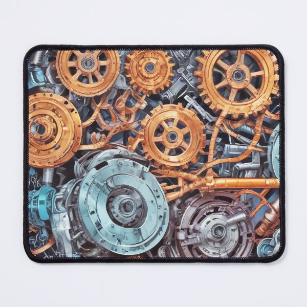 Item preview, Machinery simulation genetic engineering design print designed and sold by Anshu3813.