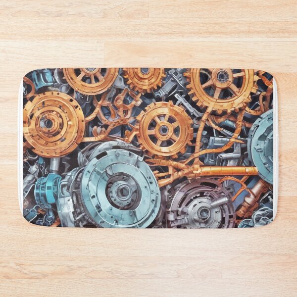 Item preview, Machinery simulation genetic engineering design print designed and sold by Anshu3813.