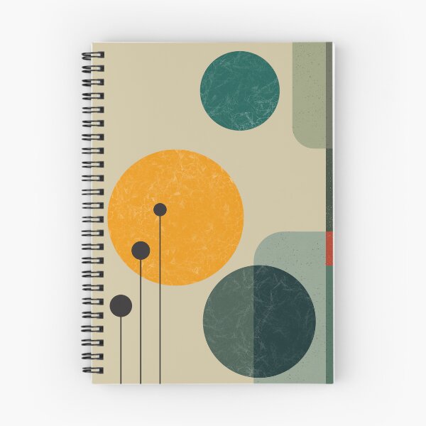 Item preview, Modernist Echoes in Mid-Century Abstraction in green designed and sold by NoaaDesign.