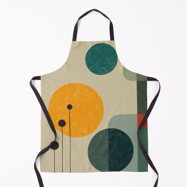 Item preview, Modernist Echoes in Mid-Century Abstraction in green designed and sold by NoaaDesign.