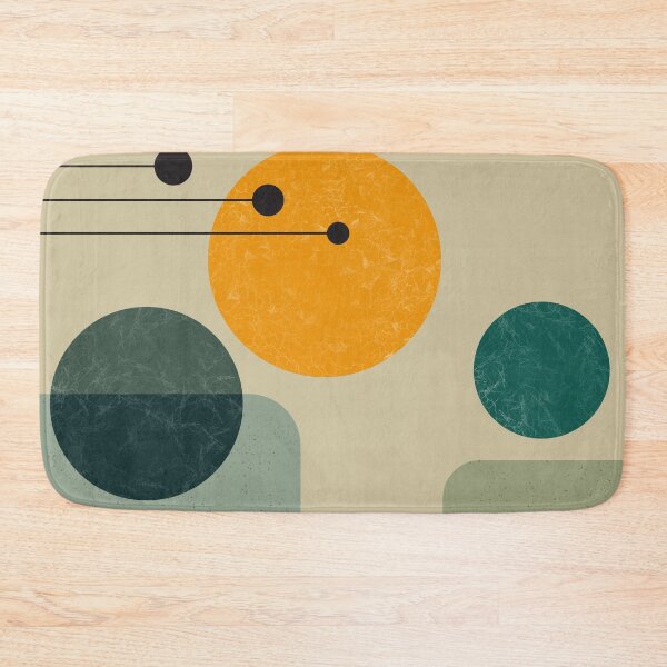 Item preview, Modernist Echoes in Mid-Century Abstraction in green designed and sold by NoaaDesign.
