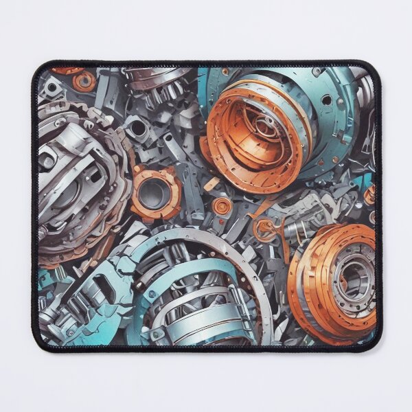 Item preview, Machinery simulation genetic engineering design print designed and sold by Anshu3813.