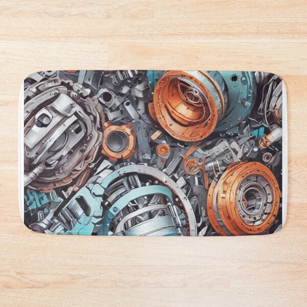 Item preview, Machinery simulation genetic engineering design print designed and sold by Anshu3813.