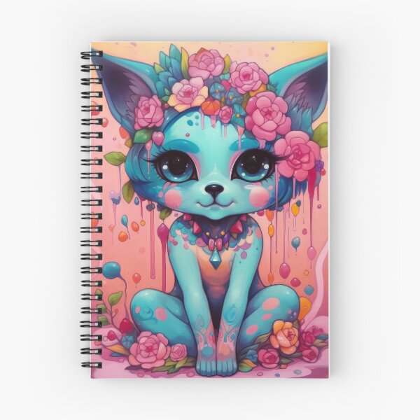 Item preview, Happy flower cat designed and sold by KreaKat.