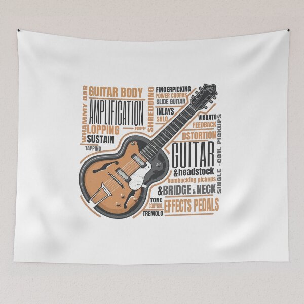 Item preview, Guitar: A Visual Guide designed and sold by NEWDESINGS12.